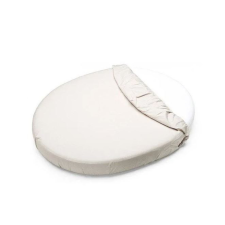 PetiteMars PETITE&MARS Vízhatlan lepedő ovális kiságyakhoz Soft Dream Oval 84x50 White lakástextília