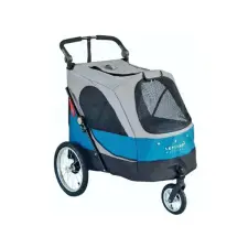 Petstro Skyline kutyakocsi, L méret, 45 kg-ig - Kék kutyafelszerelés