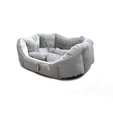 PETSY ALÍK kutya, macska puha gyapjú fekhely - szürke - 50 cm szállítóbox, fekhely kutyáknak