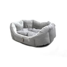 PETSY ALÍK kutya, macska puha gyapjú fekhely - szürke - 50 cm szállítóbox, fekhely kutyáknak