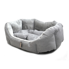 PETSY Alík puha gyapjú kutyafekhely - szürke - 75 cm szállítóbox, fekhely kutyáknak