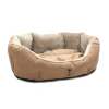 PETSY BEN puha gyapjú kutyafekhely - bézs-barna - 90 cm
