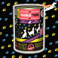  PettBullDog® Adult - Nyúl barna rizzsel (400 gr) kutyaeledel