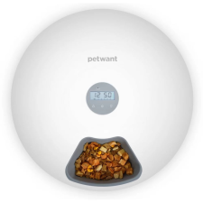 Petwant F6 Intelligens 6 rekeszes állateledel adagoló fehér kutyatál