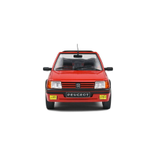  Peugeot 205 CTI rouge Vallelunga piros 1986 modell autó 1:18 makett