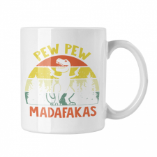 Pew-Pew Madafakas - Fehér Bögre bögrék, csészék
