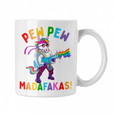 Pew-Pew Madafakas - Fehér Bögre bögrék, csészék