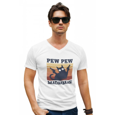  Pew-Pew Madafakas - Férfi V Nyakú Póló férfi póló