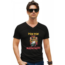  Pew-Pew Madafakas - Férfi V Nyakú Póló