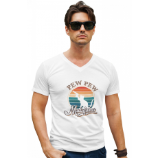  Pew-Pew Madafakas - Férfi V Nyakú Póló