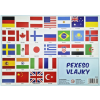  Pexeso/Memóriajáték Nemzeti zászlók 32 pár