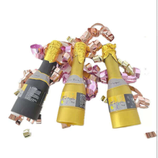 Pezsgőüveges konfetti kilövő - 16 cm - többféle party kellék