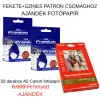 PG-545XL/CL-546XL MULTIPAKK ZAFÍR UGY.  TINTAPATRONSZETT + AJÁNDÉK CANON 10*15 cm 50 db-os FOTÓPAPÍR