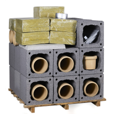  PGM 16cm átmérő/7m magas, 3 rétegű szigetelt kéményrendszer (ps-22216) hűtés, fűtés szerelvény