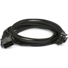 PHANTEKS 6+2-Pin PCIe 50cm hosszabbító - sleeved black (PH-CB8V_BK) kábel és adapter