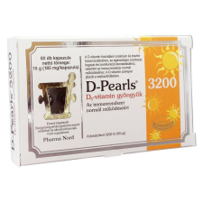 Pharma Nord D-Pearls D-vitamin gyöngyök 3200 kapszula 80db vitamin és táplálékkiegészítő