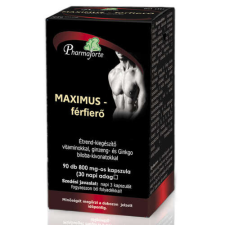 Pharmaforte Maximus férfiaknak az állóképesség javítására, 90db vitamin és táplálékkiegészítő