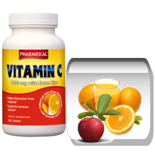 Pharmekal Vitamin-C with Rose Hips 350db vitamin és táplálékkiegészítő