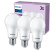 Philips 3x LED izzó E27 A67 13W = 100W 1521lm 4000K Semleges 180° EC Többcsomagos Philips