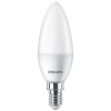 Philips 4PAK LED izzó E14 B35 4.9W = 40W 470lm 4000K Semleges Milky PHILIPS