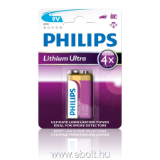 Philips 6FR61LB1A/10 9 V-os long life elem 9 v-os elem