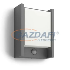 Philips Arbour 1646193P3 IR LED mozgásérzékelő fali lámpa 6W 230V 4000K 600Lm, antracit világítás