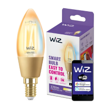Philips Żarówka LED E14 C35 4,9W = 25W Filament Bursztynowa SMART WiFi WiZ izzó