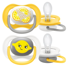 Philips Avent játszócumi – ultra air 6-18hó neutral 2db citrus cumi
