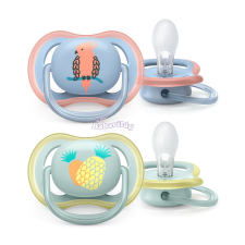  Philips AVENT játszócumi - ultra air 0-6hó fiús madár 2db-os cumi