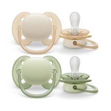 Philips AVENT játszócumi Ultrasoft Premium neutral 0-6hó fiús 2db cumi