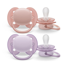 Philips AVENT játszócumi Ultrasoft Premium neutral 0-6hó lányos 2db cumi