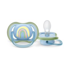 Philips AVENT SCF086/03 Ultra air játszócumi mintás 0-6hó, 1 db (szivárvány) cumi