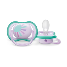 Philips Avent SCF086/04 Játszócumi Ultra air Mintás 0-6hó napocska, 1db cumi