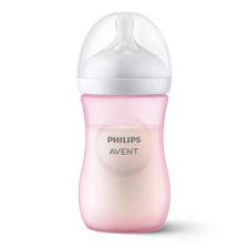 Philips Avent SCY903/11 Natural Response cumisüveg 260 ml, 1hó+, rózsaszín cumisüveg