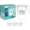 Philips AWP2943WHT3/58 Vízszűrő kancsó 2,6L Áttetsző + 3db filter (AWP2943WHT3/58)