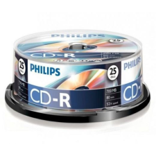 Philips CD-R 80 52x 25db/henger (25-ös címke) írható és újraírható média