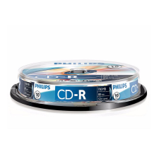 Philips CD-R 80'/700MB lemez hengeres 10db/cs (cdr10h) írható és újraírható média