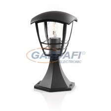 Philips Creek 153823016 talapzatos lámpa , 1x60W 230V E27, fekete kültéri világítás