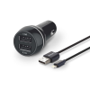 Philips DLP2357V/10 autós USB töltő + Lightning kábel (DLP2357V/10)