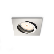 Philips DONEGAL nikkel mennyezetbe építhető lámpa (PHI-8718696160961) GU10 1 izzós IP20 világítás