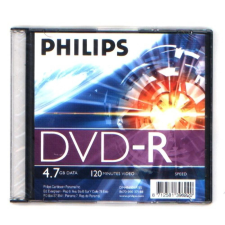 Philips DVD-R 4,7Gb 16x Slim utólag csomagolt írható és újraírható média