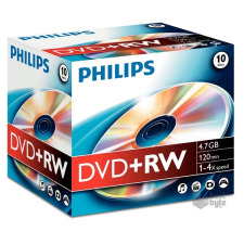 Philips DVD+RW47 4x újraírható DVD lemez írható és újraírható média