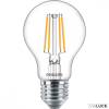 Philips E27 LED fényforrás, 4,3W, 2700K melegfehér, 470 lm, Classic, 8718699761998