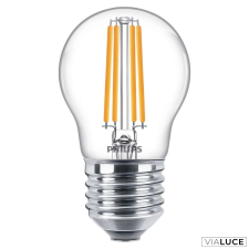 Philips E27 LED fényforrás, 6,5W, 2700K melegfehér, 806 lm, Classic, 8718699762315 izzó
