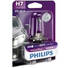 Philips H7 VisionPlus, 55W, foglalat PX26d autó izzó, izzókészlet