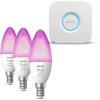Philips HUE Bridge EU + Philips HueWCA 4W B39 E14 EU 1p + Philips HueWCA 4W B39 E14 EU 2p