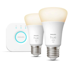 Philips Hue LED fényforrás E27 9.5W kis kezdőcsomag (929002469201) (929002469201) izzó
