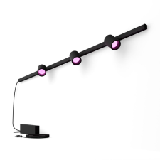 Philips Hue Perifo fali sínrendszer 3 spottal fekete Philips 8719514407848 világítási kellék