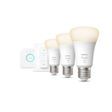 Philips Hue W Kezdőkészlet 9.5W 1100lm 2700K E27 - Meleg fehér izzó