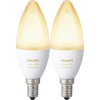 Philips Hue White Ambiance, 6 W, E14, 2 db-os készlet